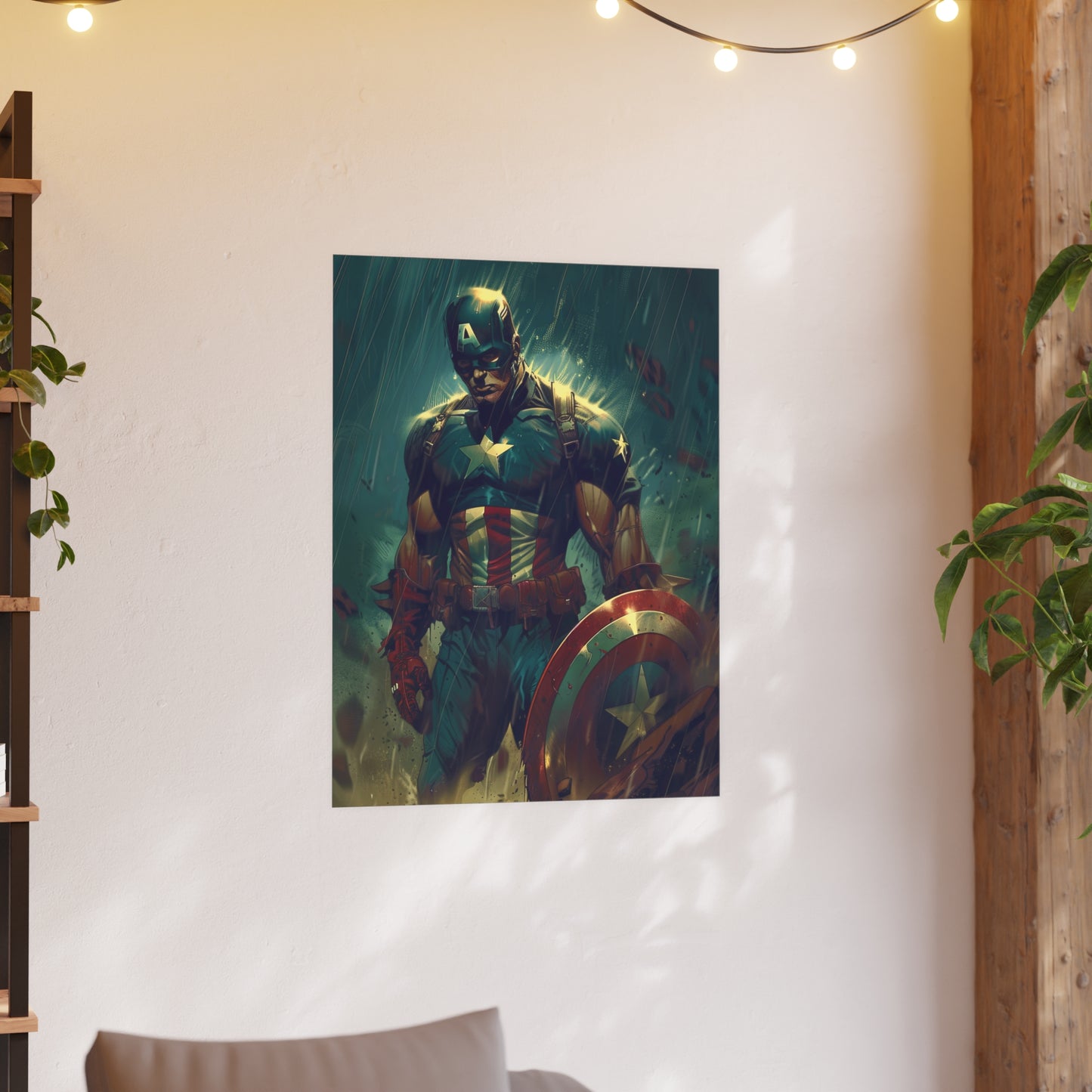 Satin and Archival Matte Posters: Captain America (inspired by Marvel)