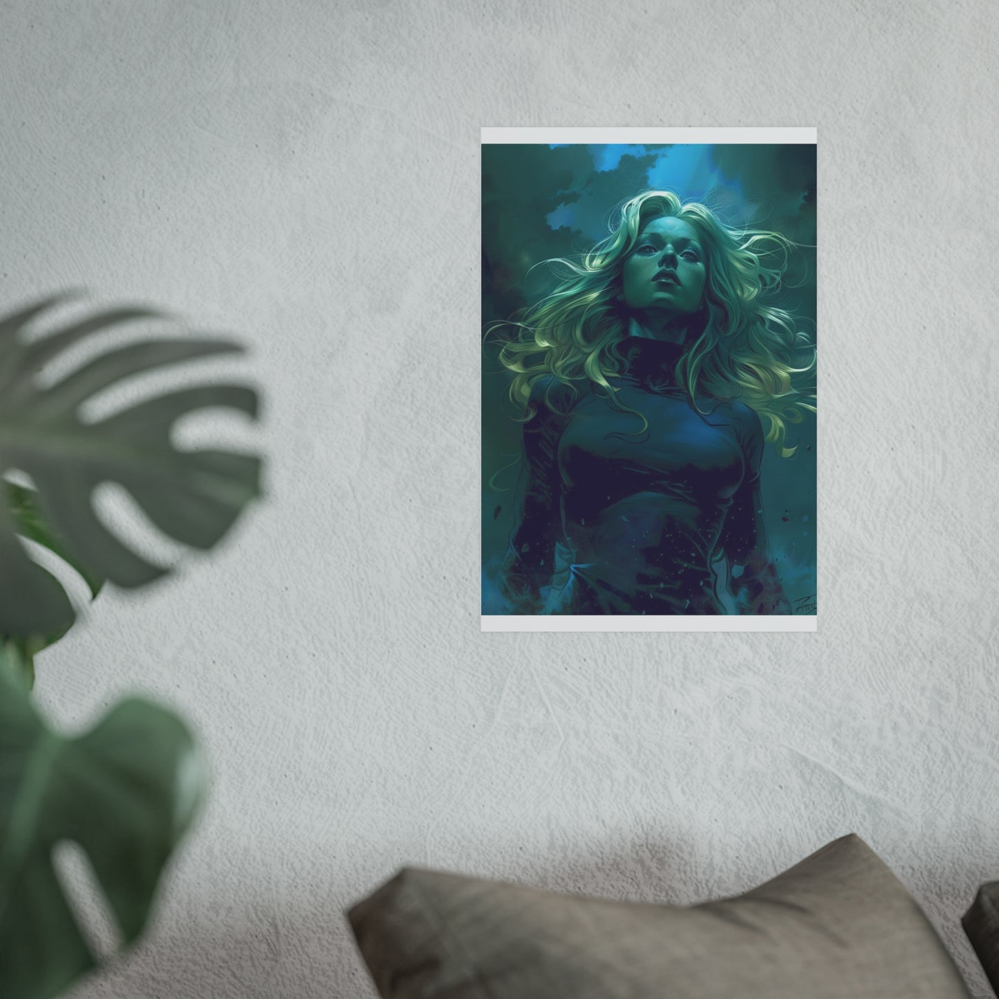 Satin and Archival Matte Posters: Invisible Woman (Sue Storm) #1 (inspired by Marvel)