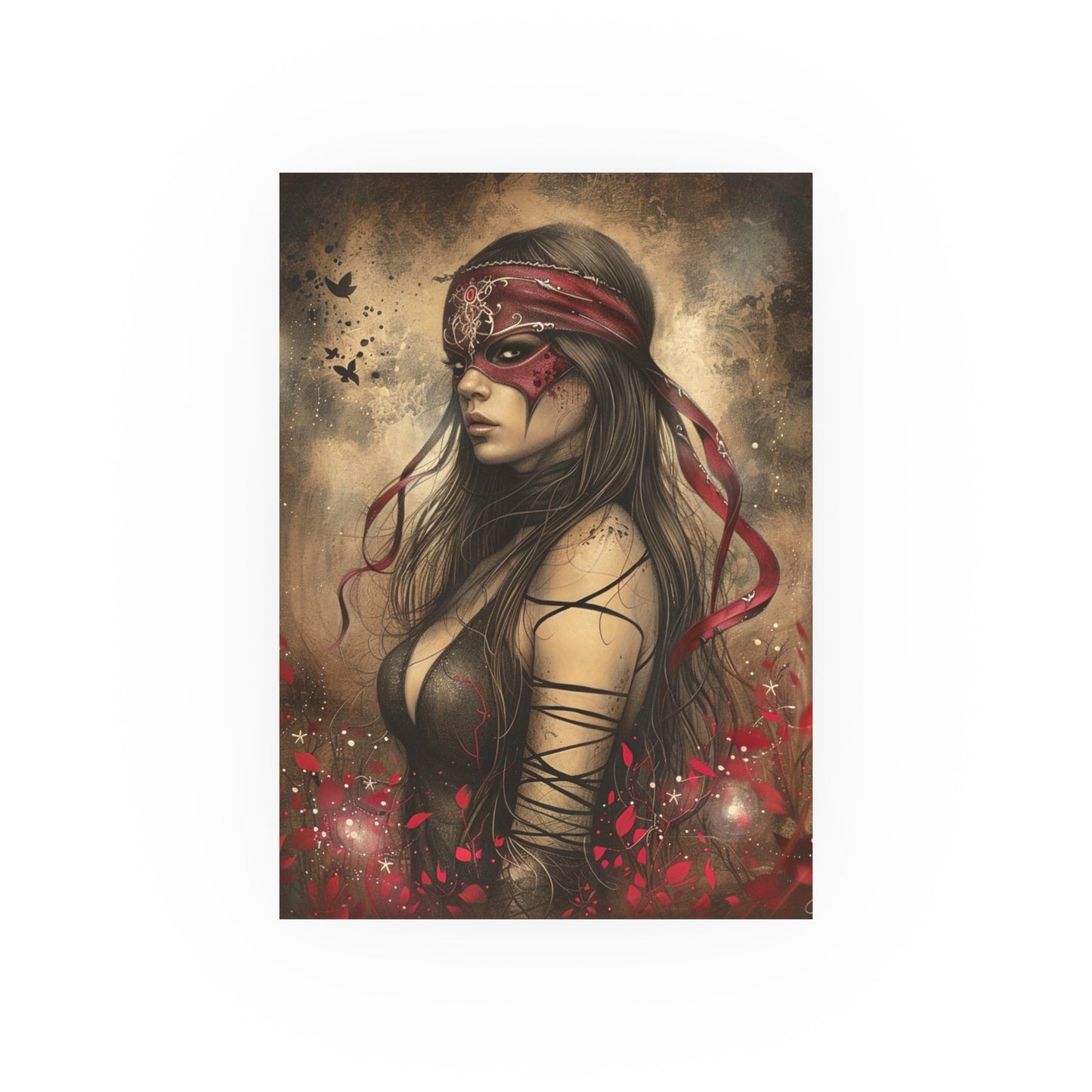 Satin and Archival Matte Posters: Elektra #2 (inspired by Marvel)