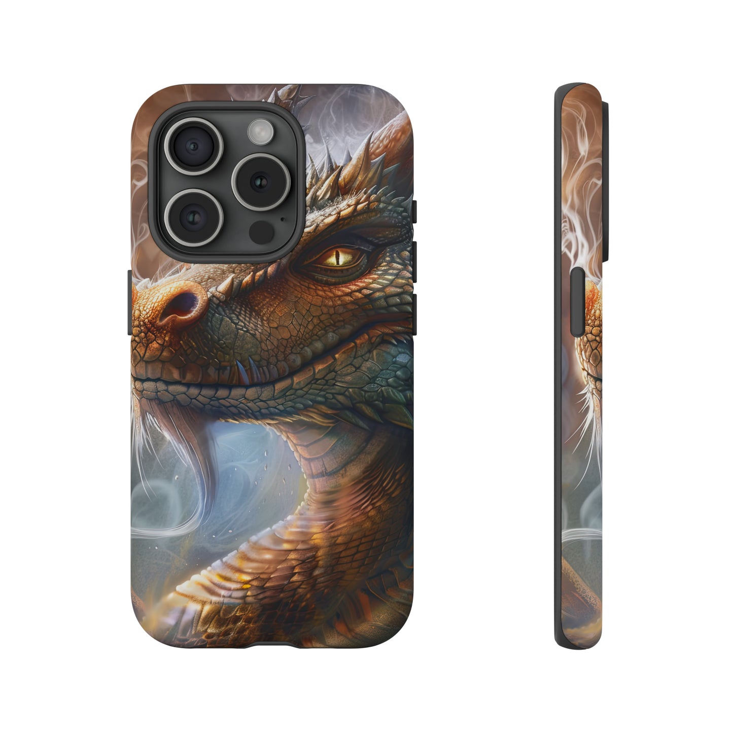 Tough Mobile Phone Cases: Smoking Dragon