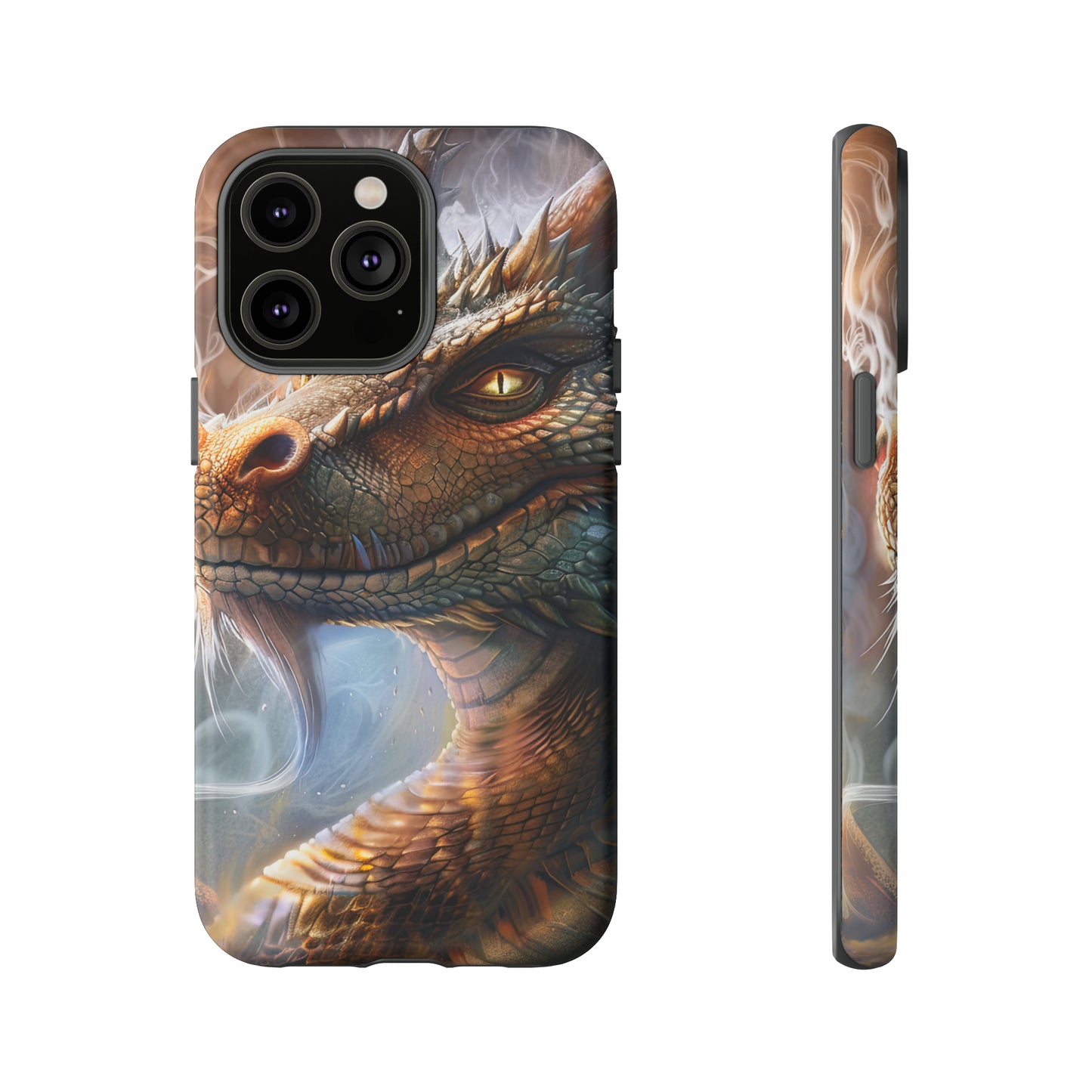 Tough Mobile Phone Cases: Smoking Dragon