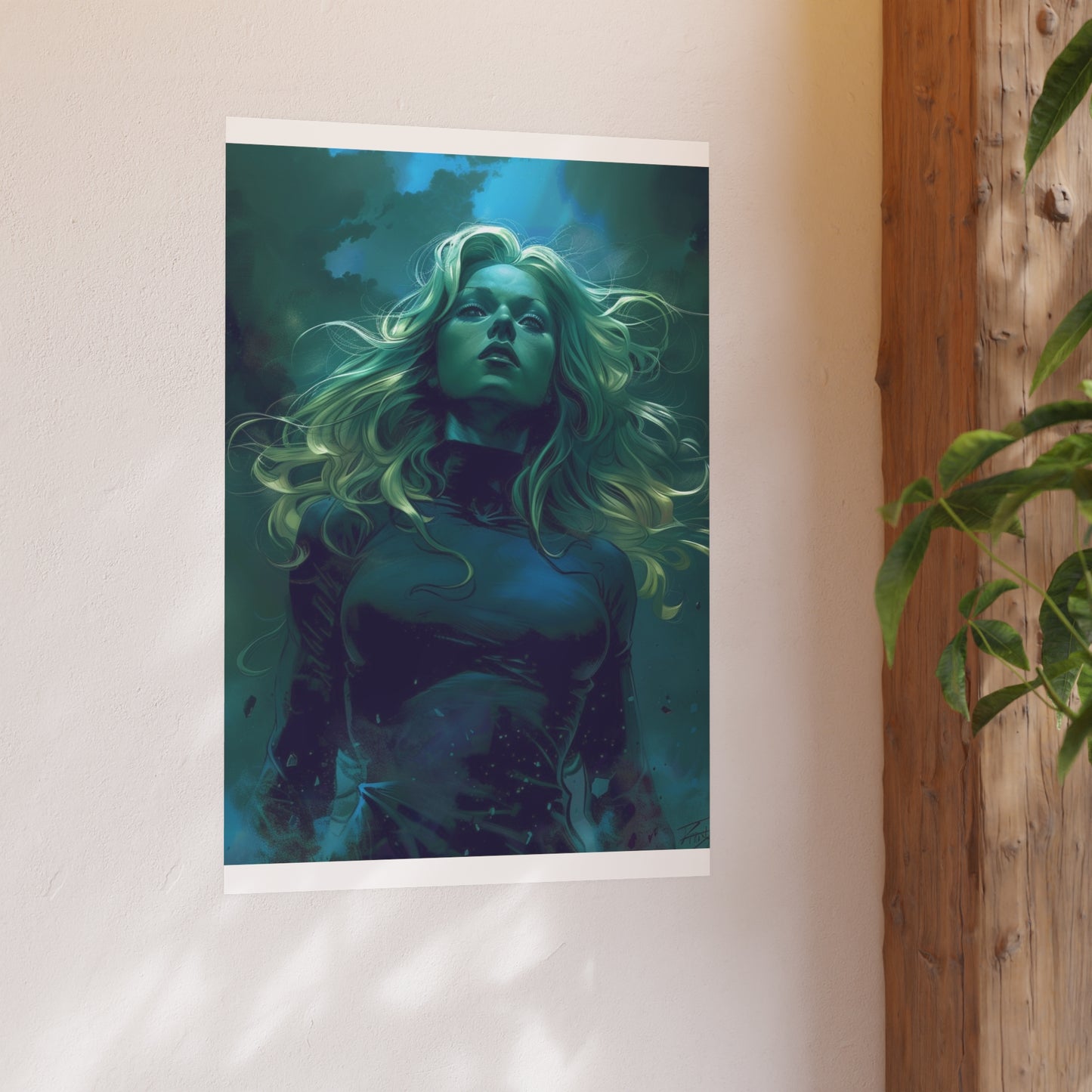 Satin and Archival Matte Posters: Invisible Woman (Sue Storm) #1 (inspired by Marvel)