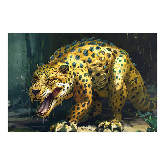 Matte Poster: Leopard/Crocodile Hybrid