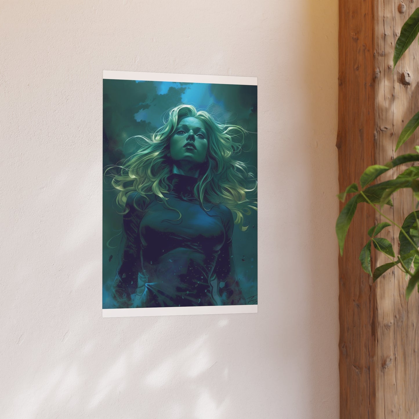 Satin and Archival Matte Posters: Invisible Woman (Sue Storm) #1 (inspired by Marvel)