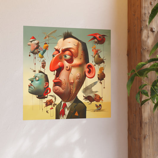 Satin and Archival Matte Posters: Weird Man