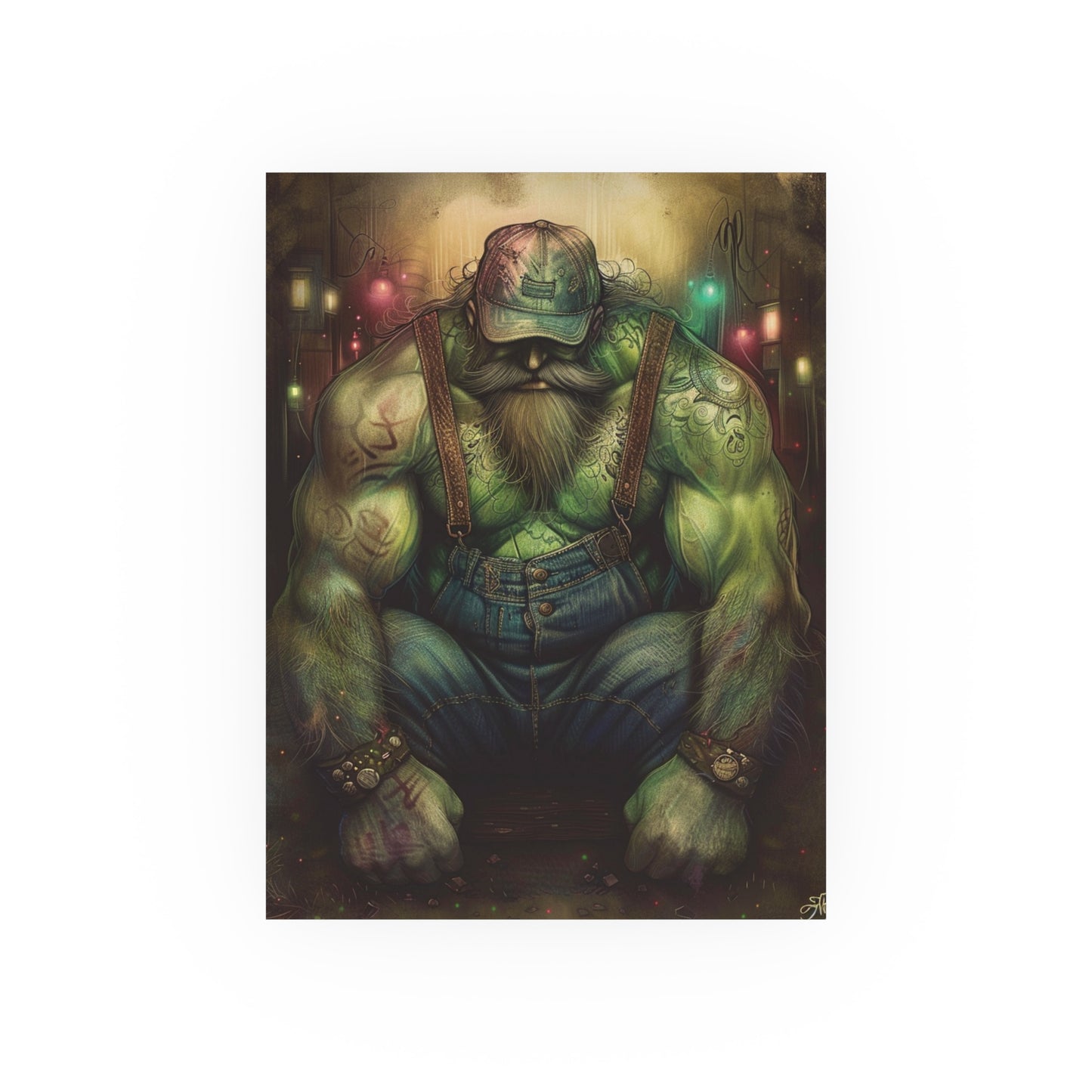 Satin and Archival Matte Posters: Dum Dum Dugan (inspired by Marvel)