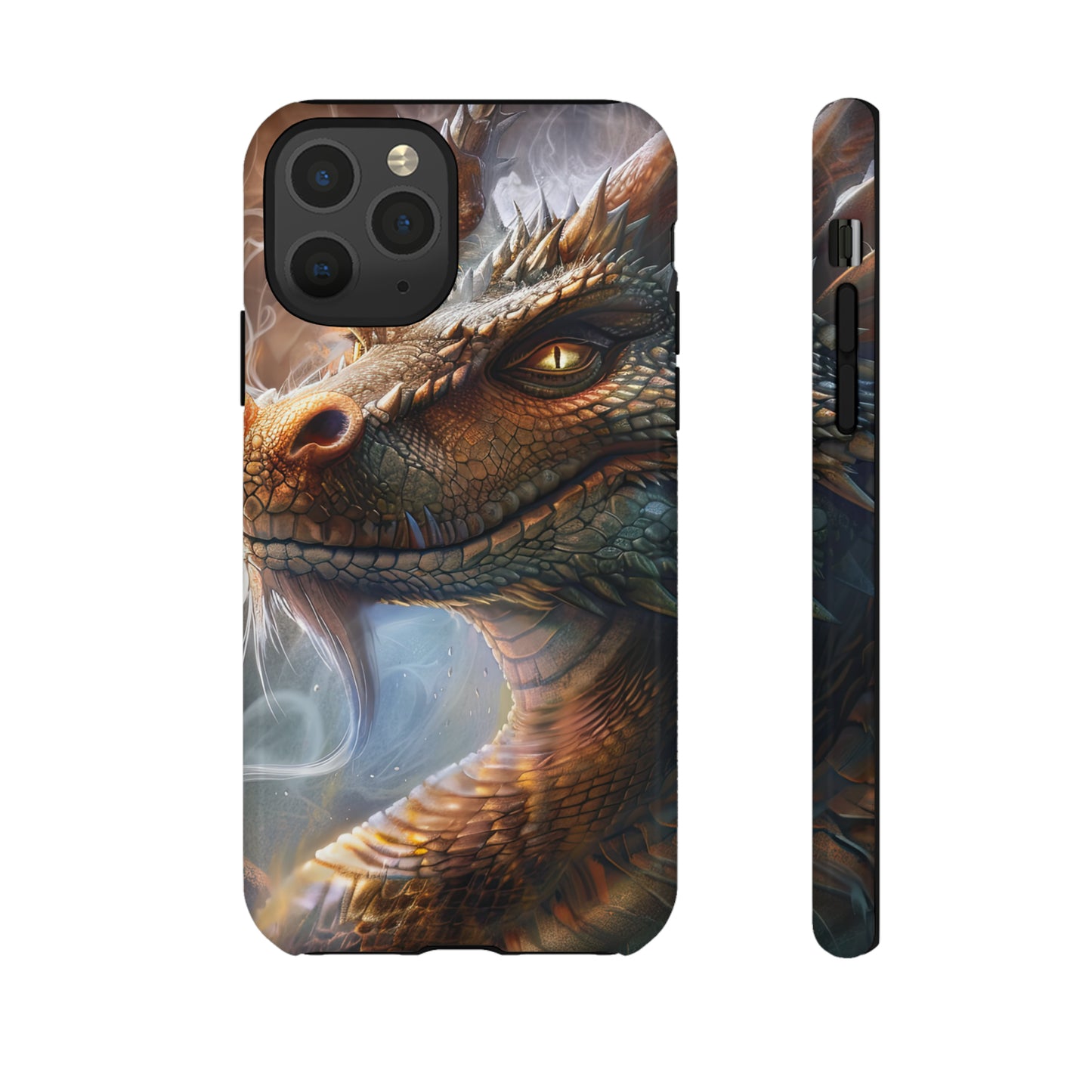 Tough Mobile Phone Cases: Smoking Dragon