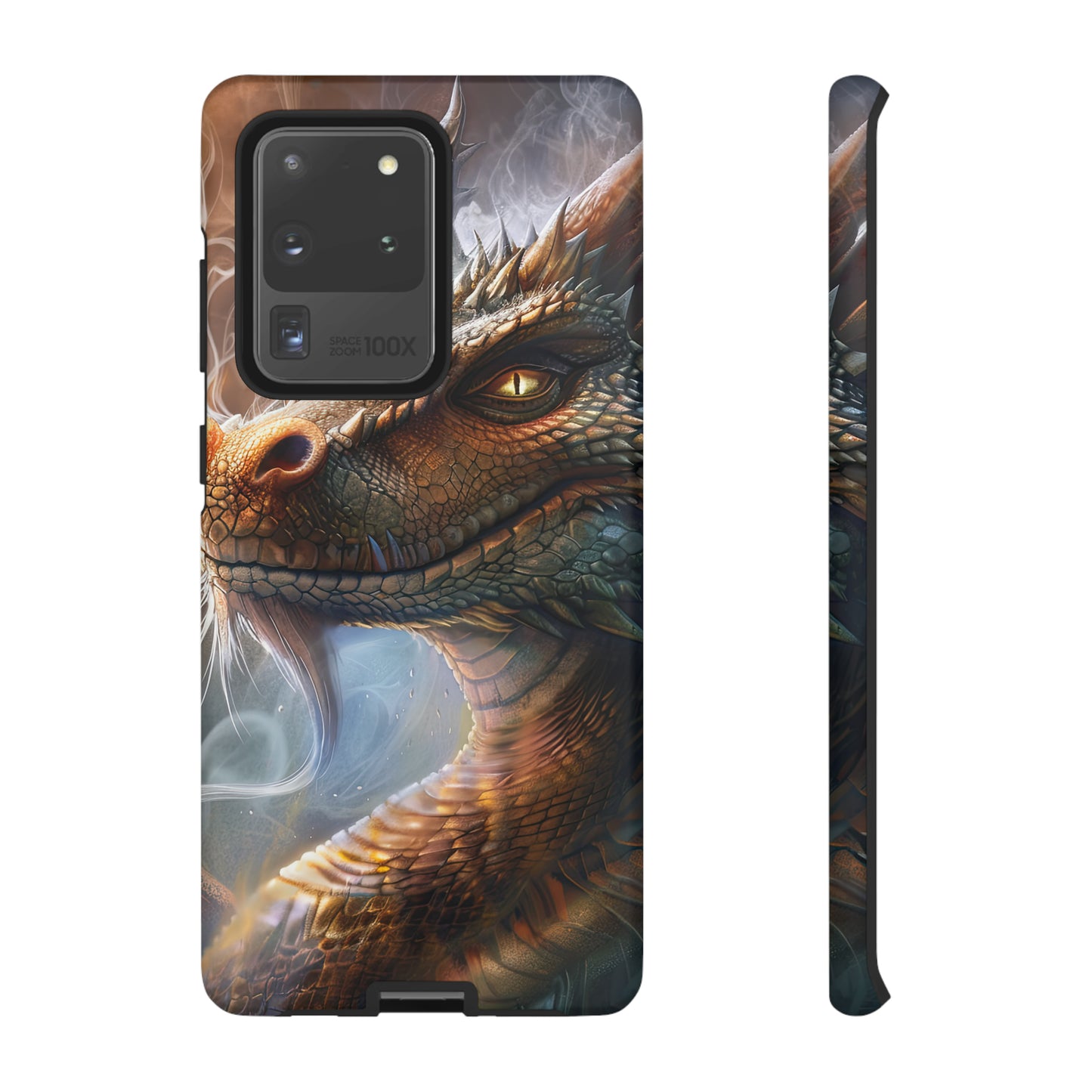 Tough Mobile Phone Cases: Smoking Dragon