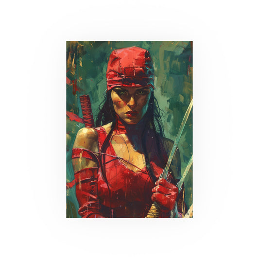 Satin and Archival Matte Posters: Elektra #3 (inspired by Marvel)