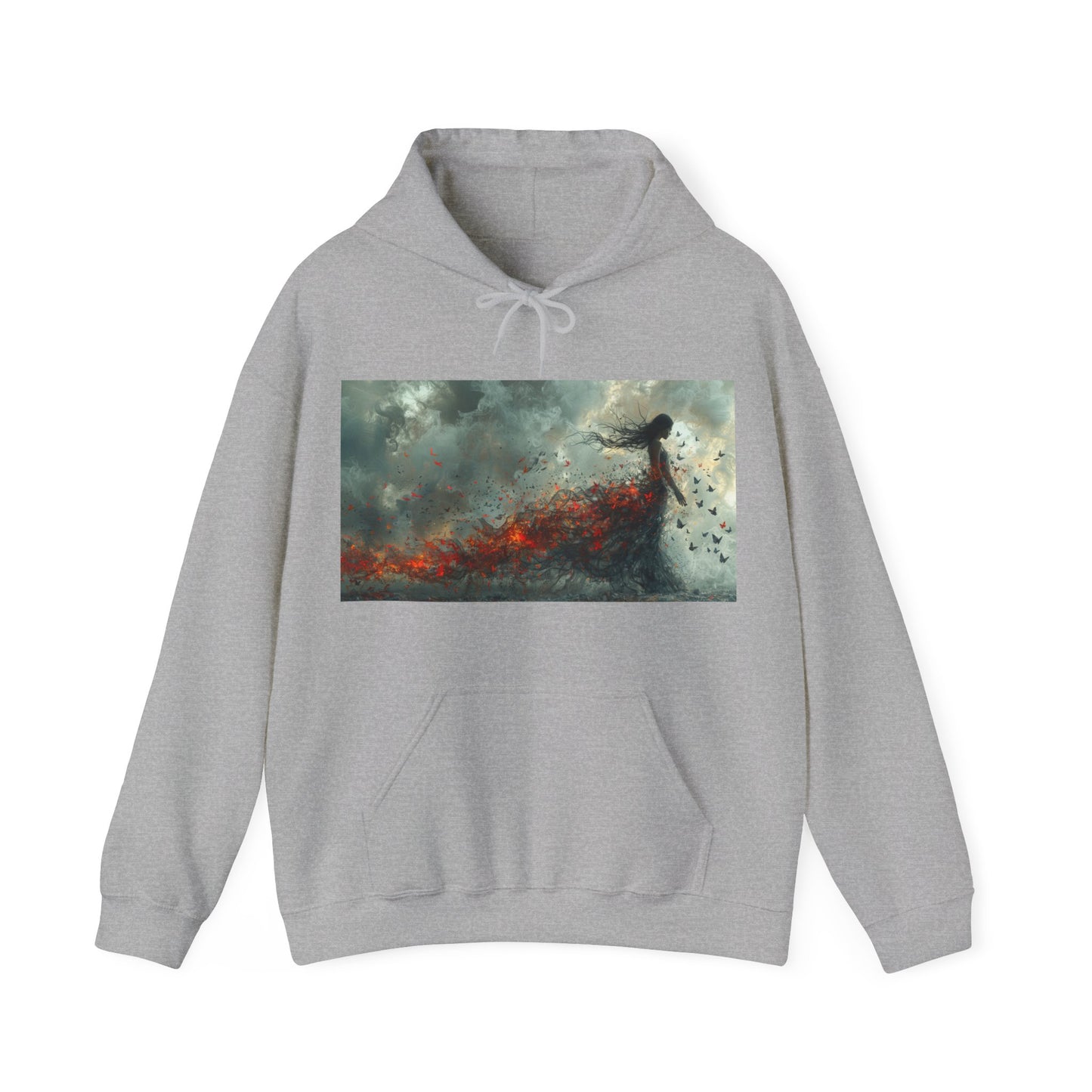 Unisex Heavy Blend™ Hooded Sweatshirt: Lady Dissociated