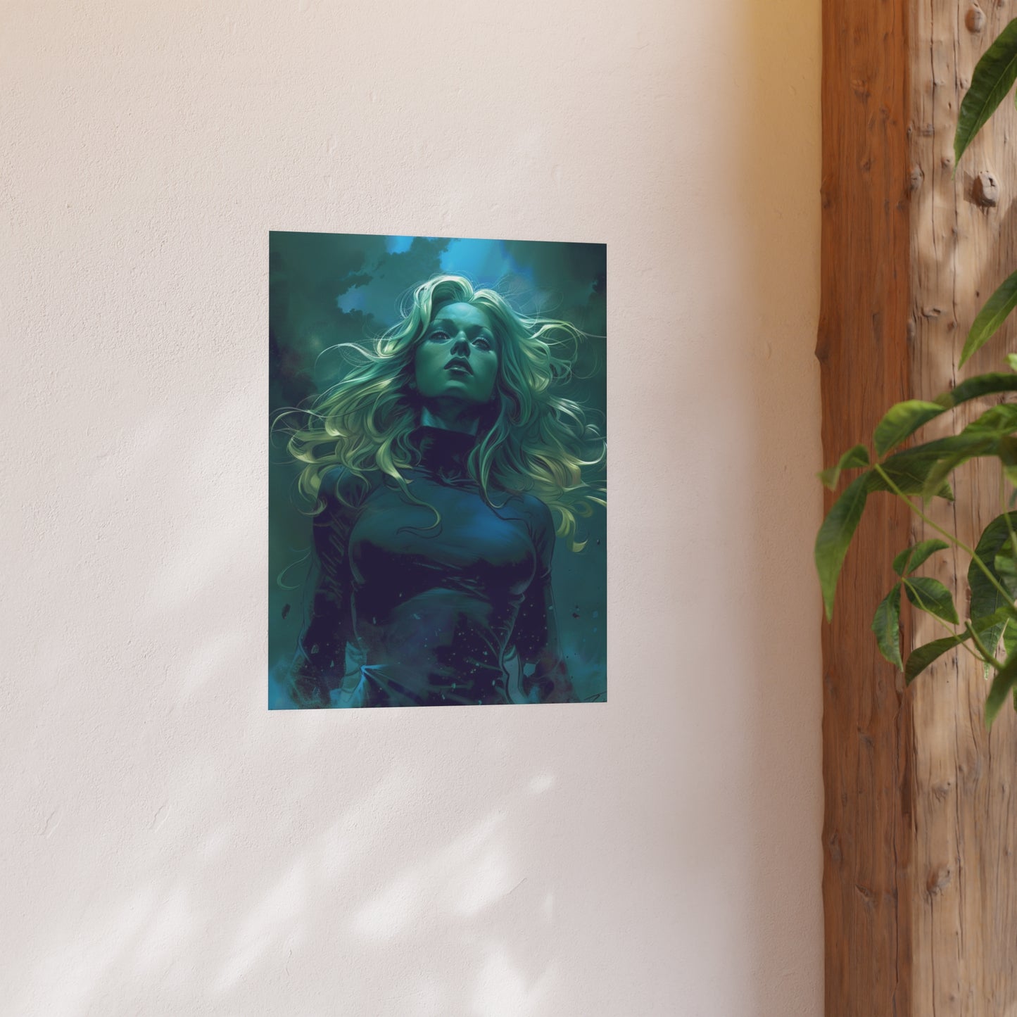 Satin and Archival Matte Posters: Invisible Woman (Sue Storm) #1 (inspired by Marvel)